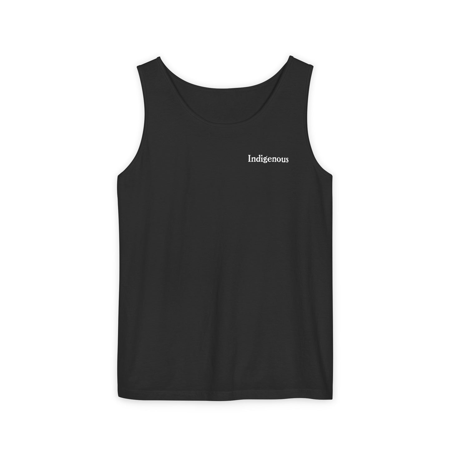 Indigenous Bisons beklædningsfarvet tanktop (for/bagside) Cotton First Nations canadisk aboriginal indfødt indianer