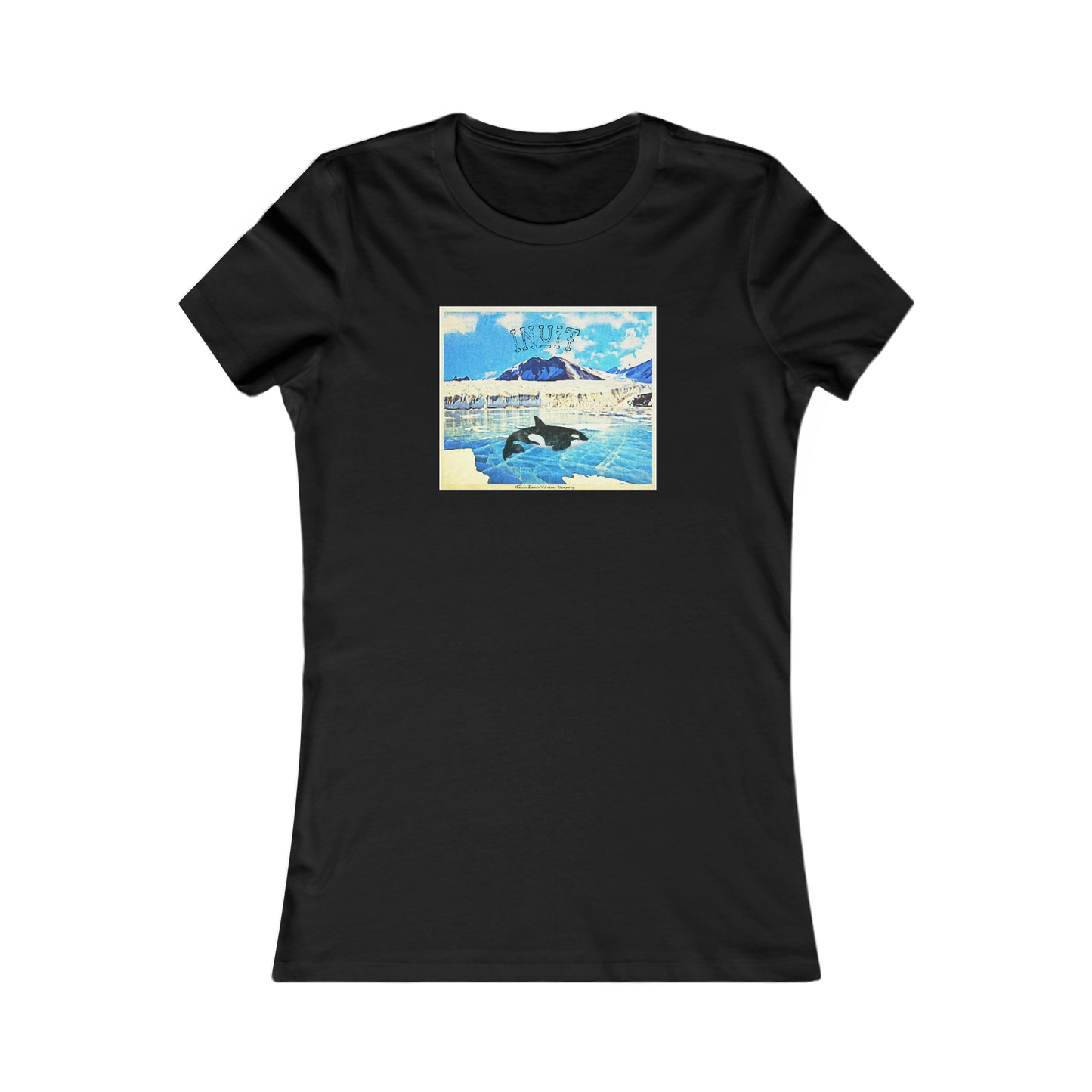 Camisa favorita de la tribu Inuit para mujer Orca Algodón Nativo Americano