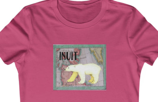 Chemise préférée de la tribu inuite des femmes, ours polaire, coton amérindien