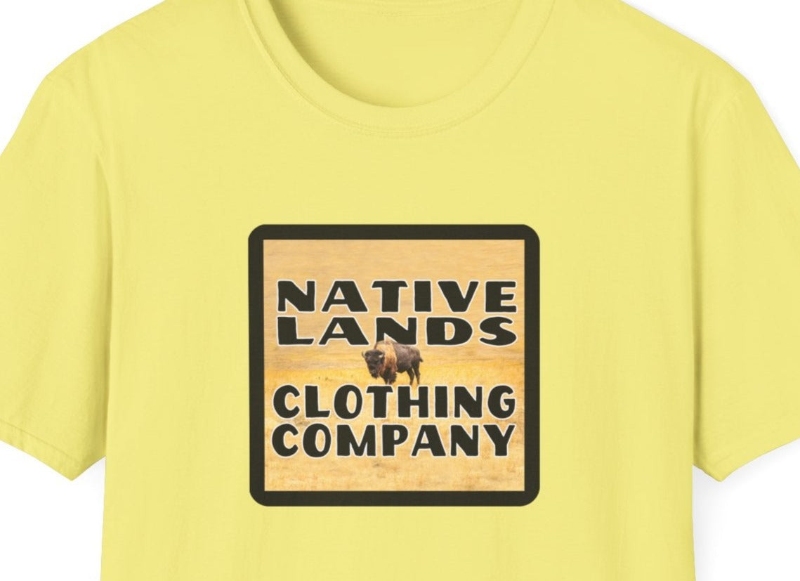 Bison Prairie Shirt Cotton - First Nations, Canadian Aboriginal, Indigenous, Native American