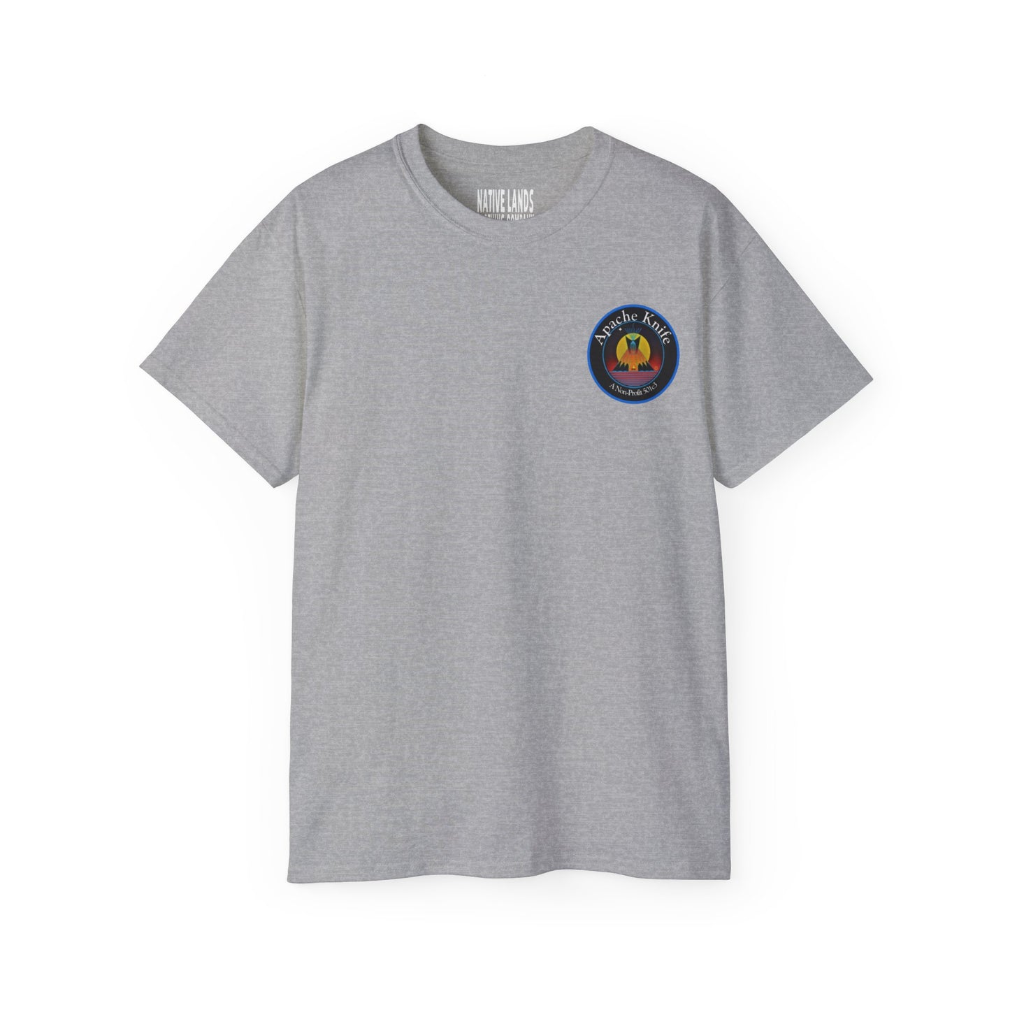 Apache Knife Foundation Shirt non-profit Native American (speciale bestelling)
