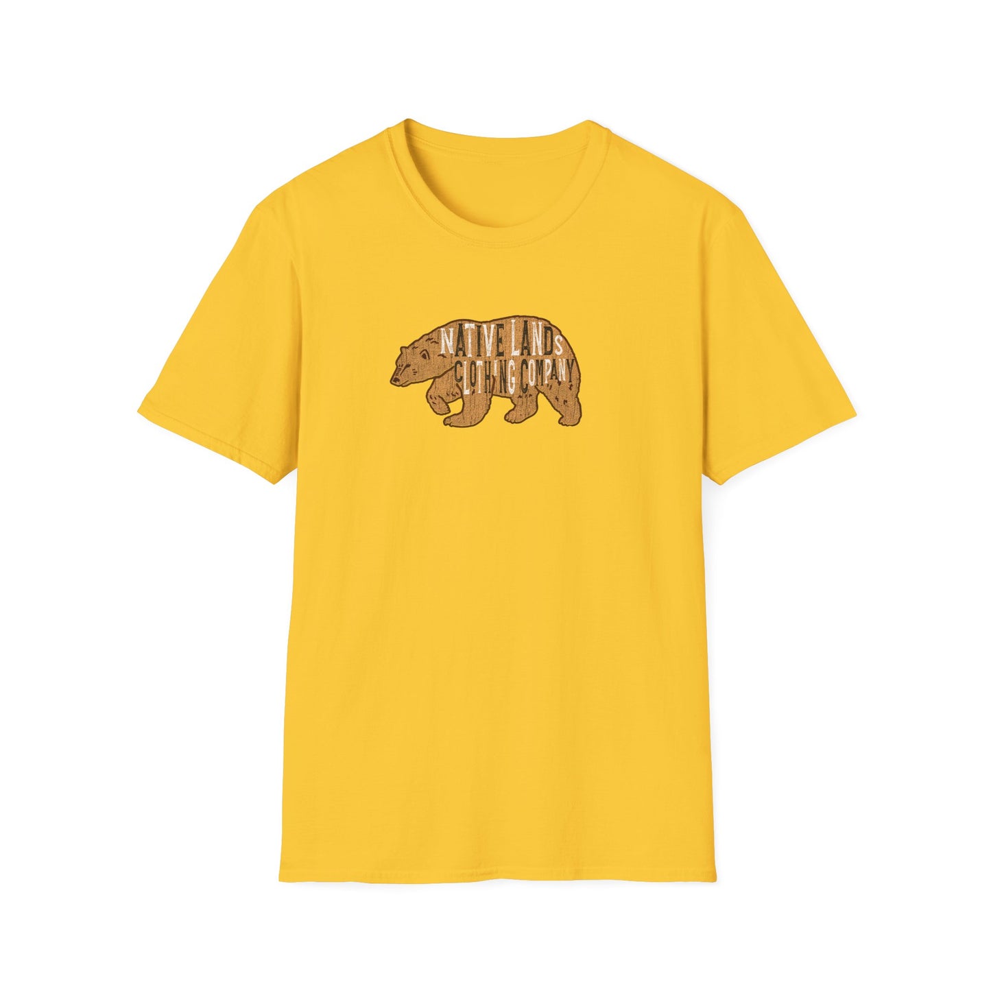 Brown Bear Shirt Cotton - First Nations, Canadian Aboriginal, Indigenous, Native American