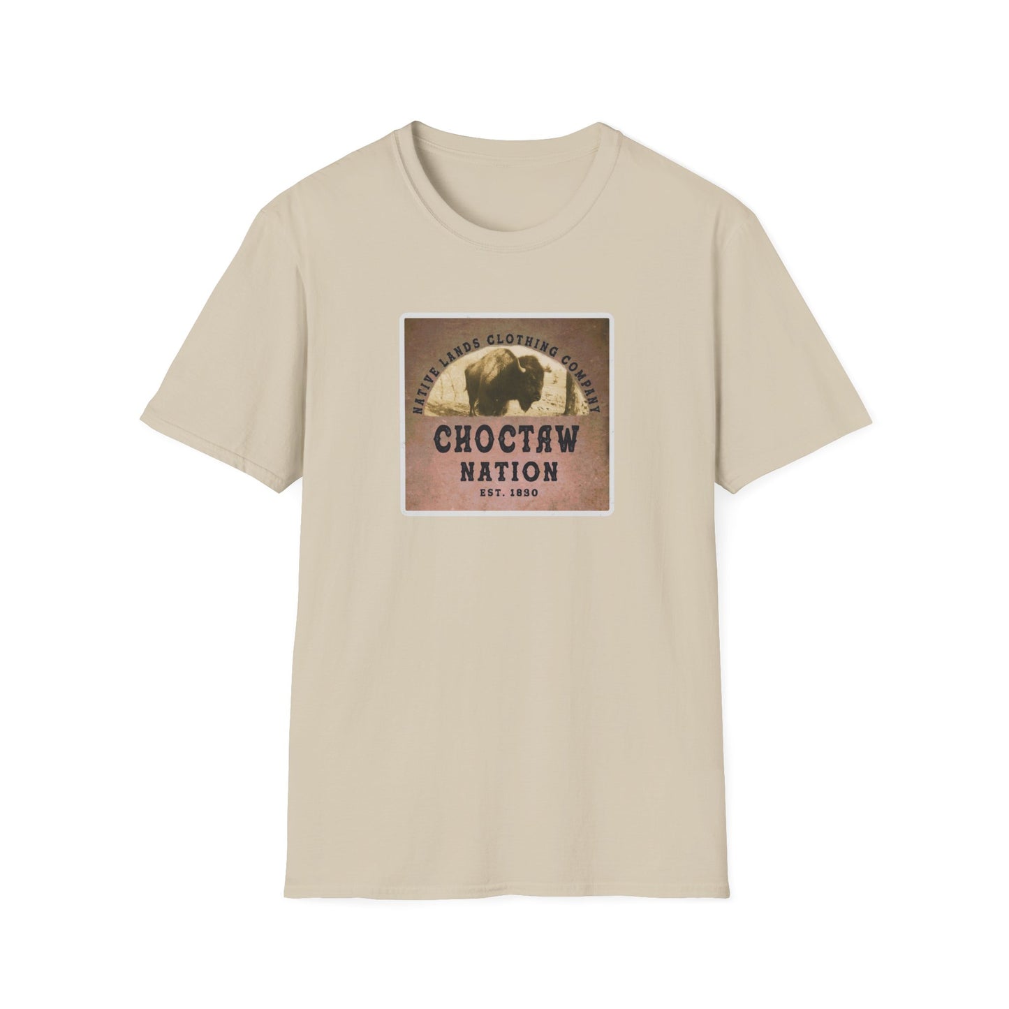 Choctaw Nation Bison Shirt Cotton Native American