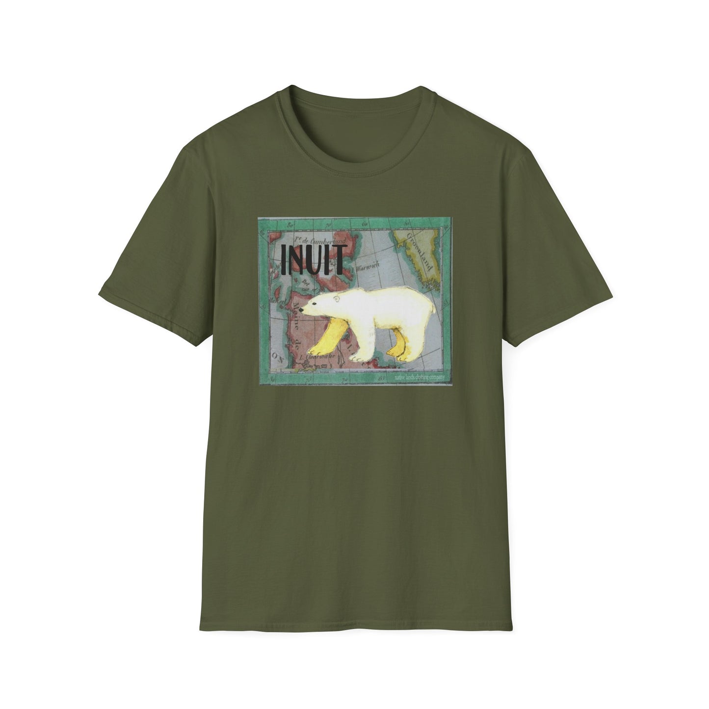 Camicia della tribù Inuit Orso polare Cotone Nativo americano