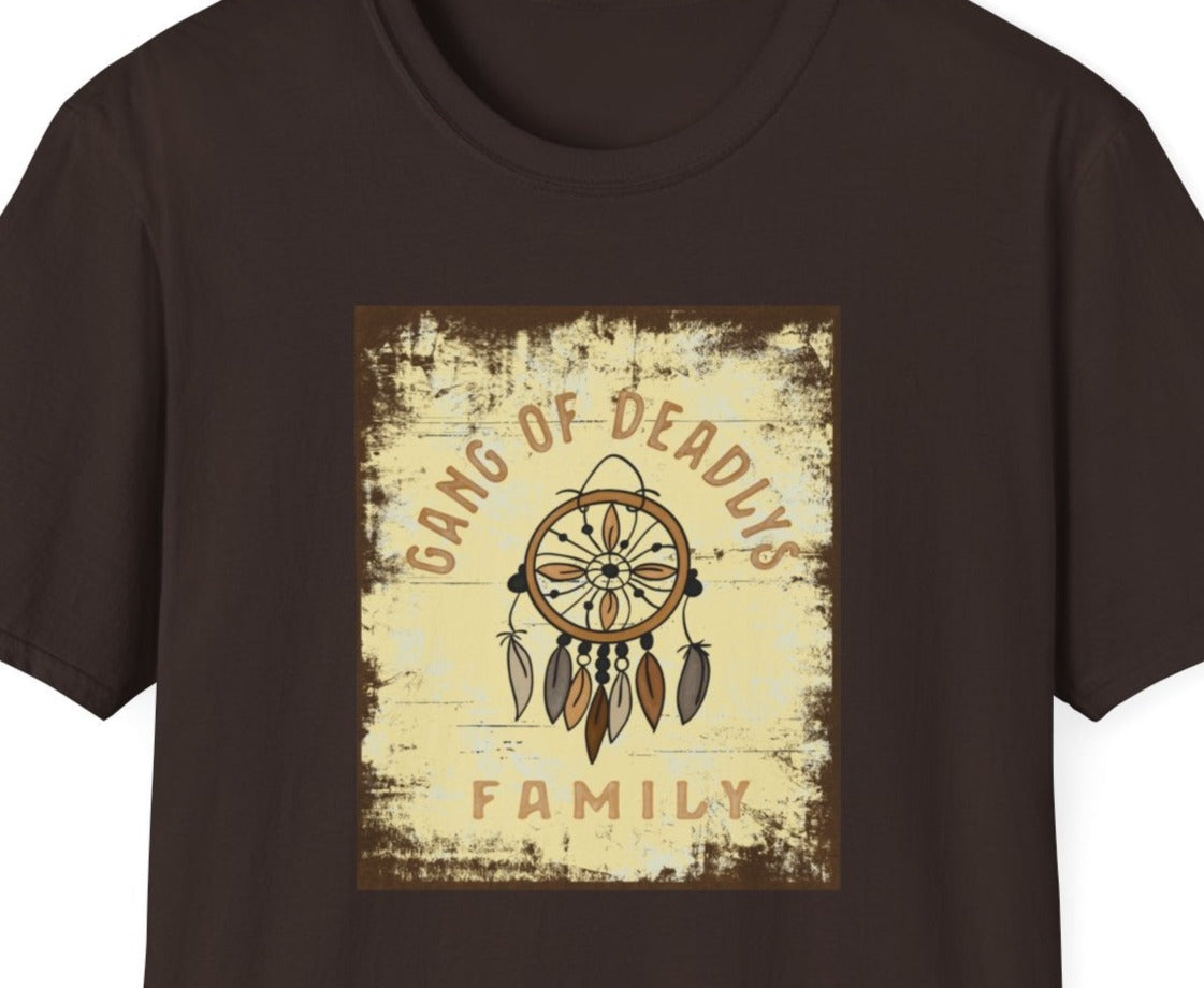 Gang Of Deadlys Dreamcatcher Shirt Katoen Native American (Speciale bestellingen)