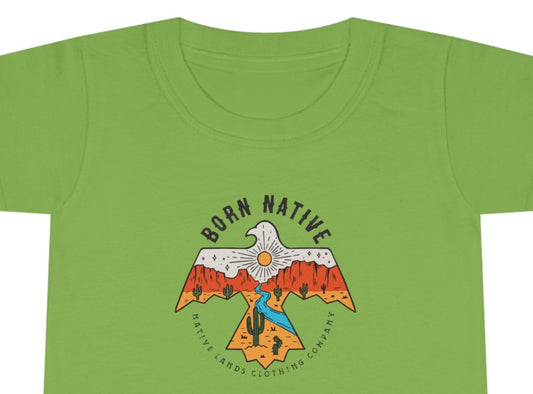 Bawełniana koszulka dla malucha Thunderbird z rdzennym Amerykaninem