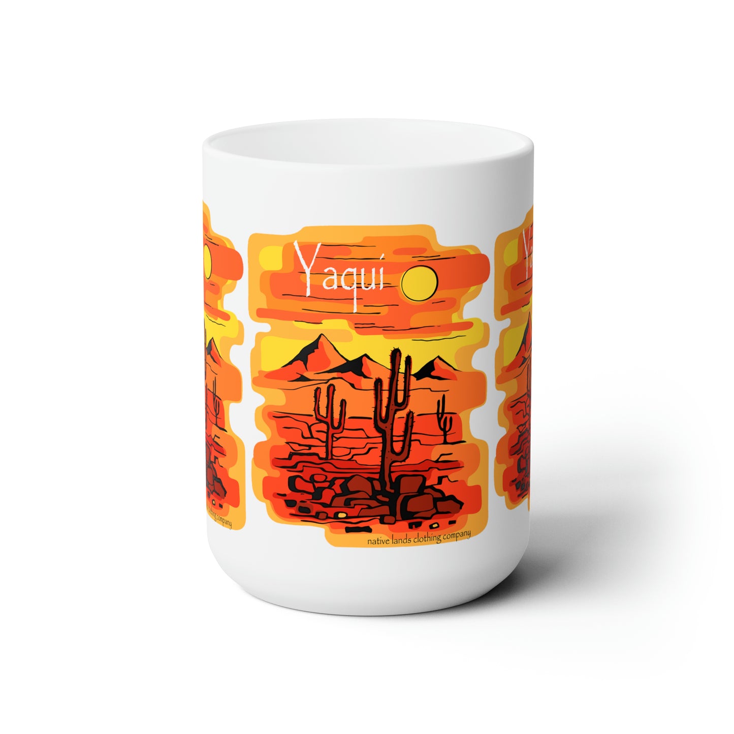 Yaqui Tribe Ceramic Mug 15 oz  - First Nations, Canadian Aboriginal, Indigenous, Native American