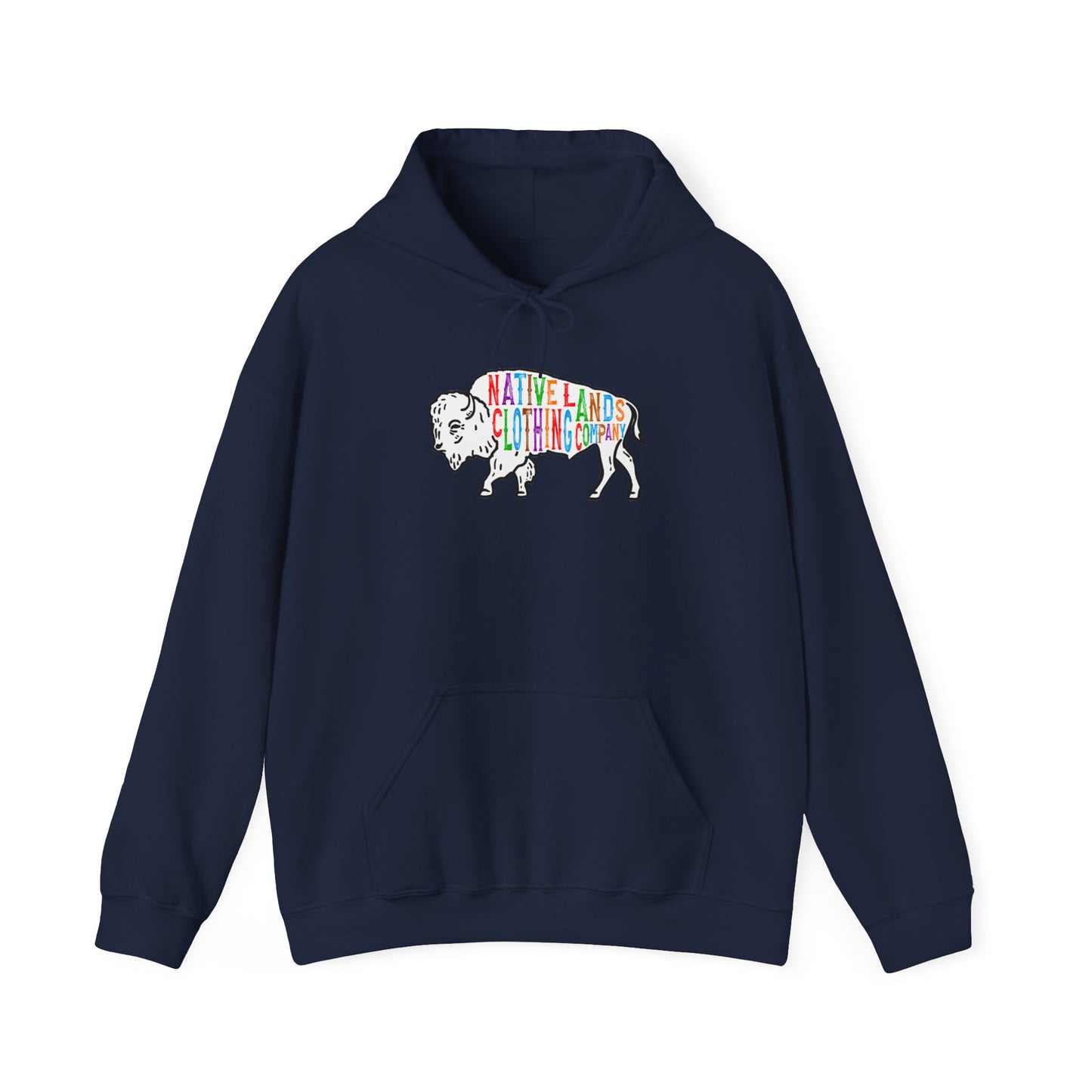 Bison Hoodie Rainbow First Nations, canadisk aboriginal, indfødt, indianer