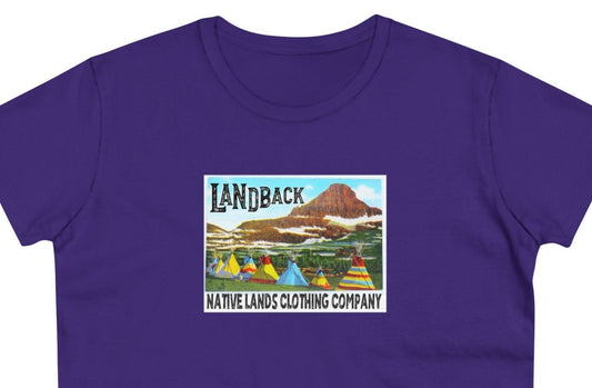 Camisa Landback Mujer Algodón Nativo Americano