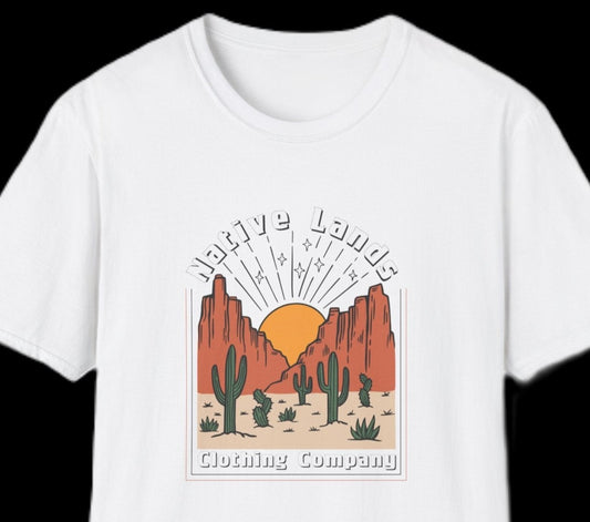 Camisa Estrellas del Desierto Algodón Nativo Americano