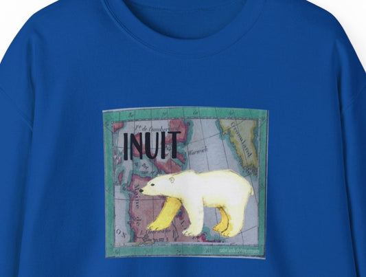 因纽特部落运动衫北极熊美洲原住民