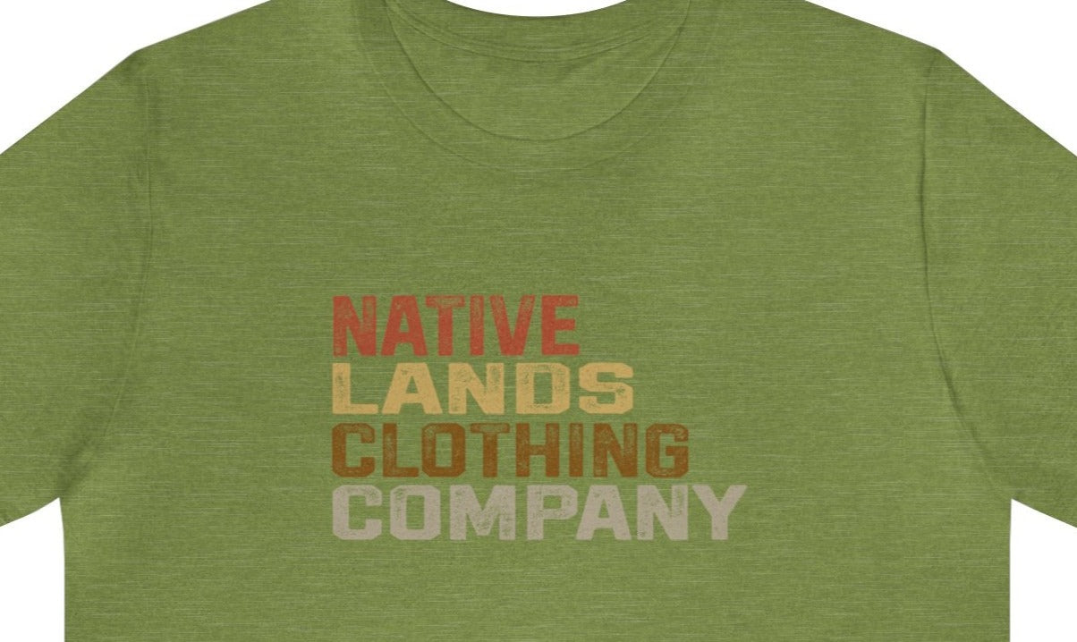 Native Lands Clothing Company Earth Shirt Katoen Native American