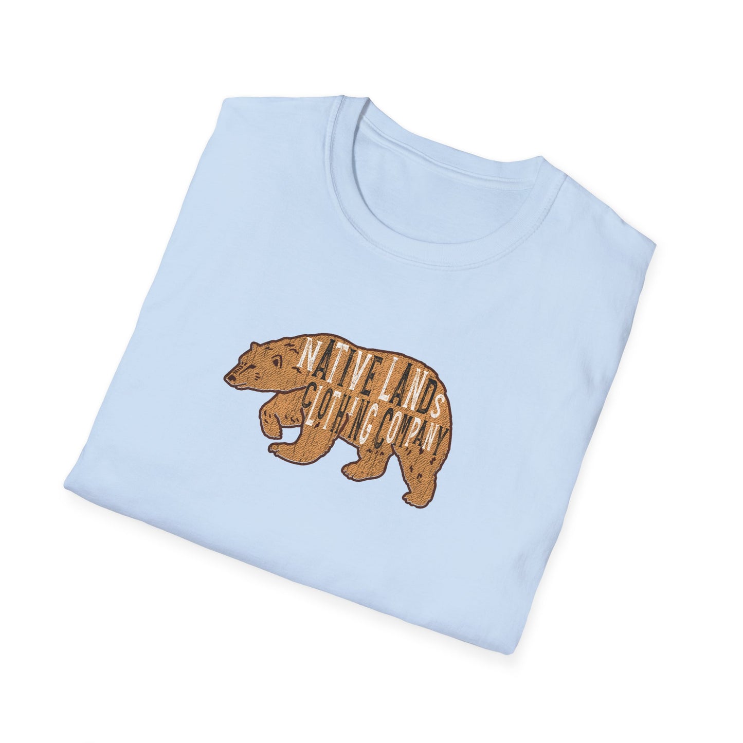 Brown Bear Shirt Cotton - First Nations, Canadian Aboriginal, Indigenous, Native American