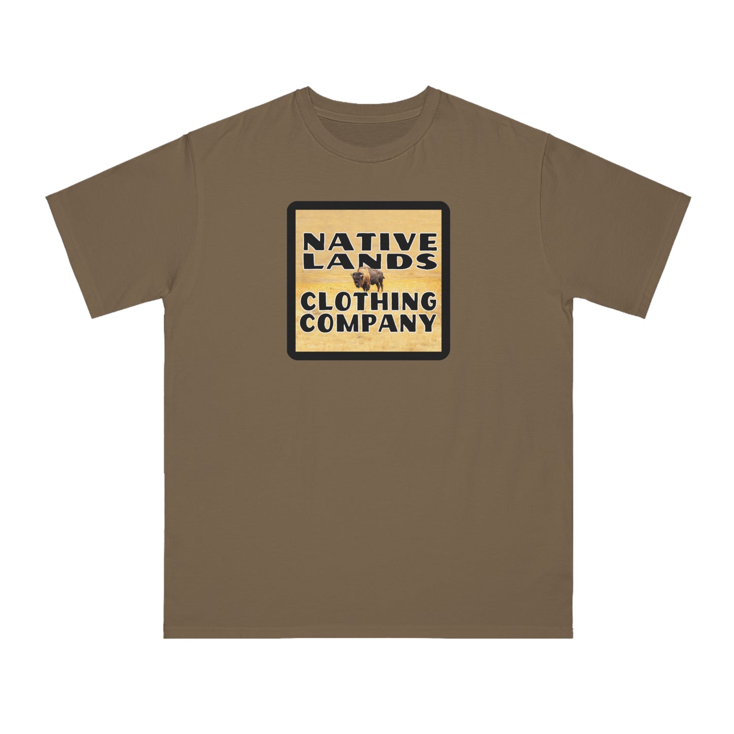 Camisa Bison Prairie Orgánica Algodón Nativo Americano