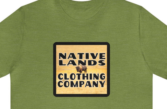 Bison Prairie Shirt Cotton - First Nations, Canadian Aboriginal, Indigenous, Native American