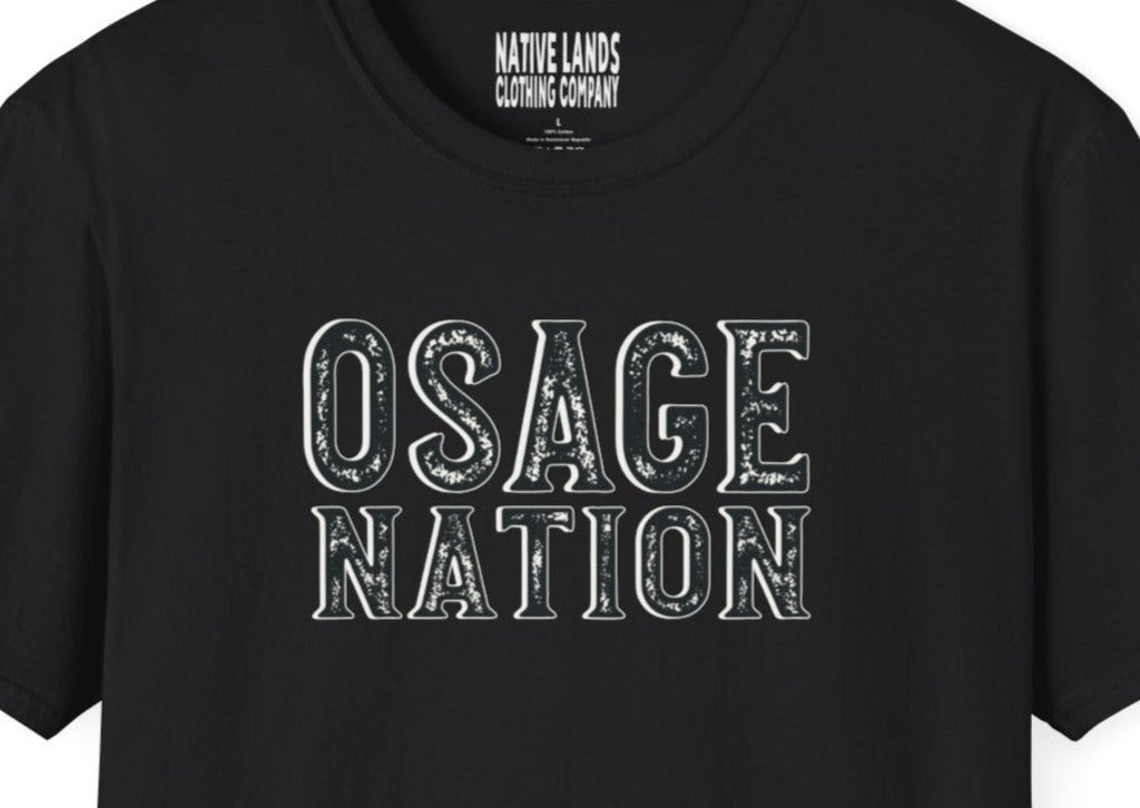 Camisa Osage Nation Algodão Nativo Americano