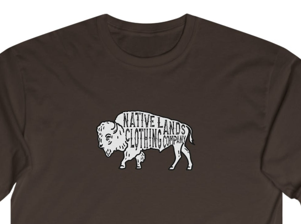 Bison Long Sleeve Shirt Cotton First Nations, Canadian Aboriginal, Indigenous, Native American