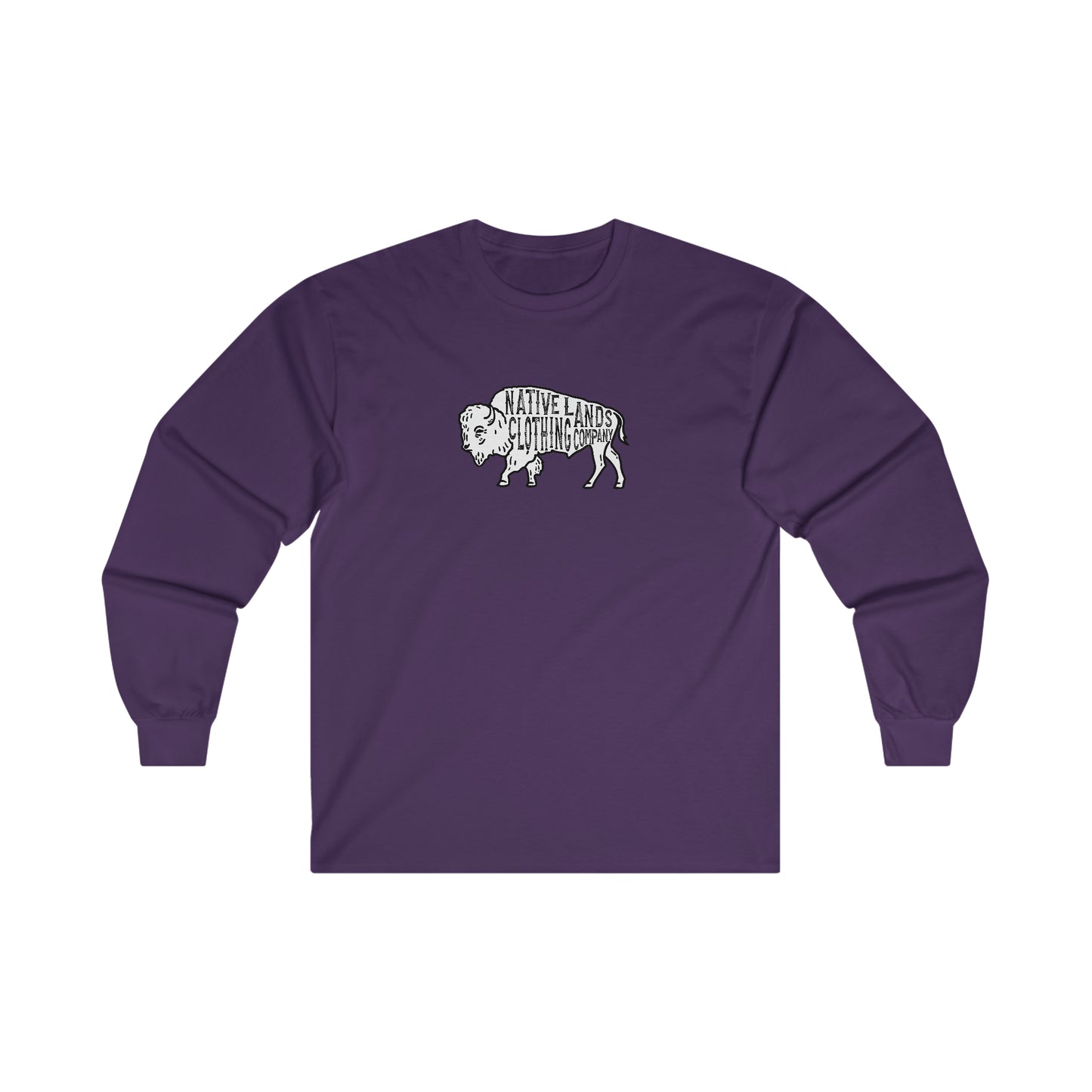 Bison Long Sleeve Shirt Cotton First Nations, Canadian Aboriginal, Indigenous, Native American