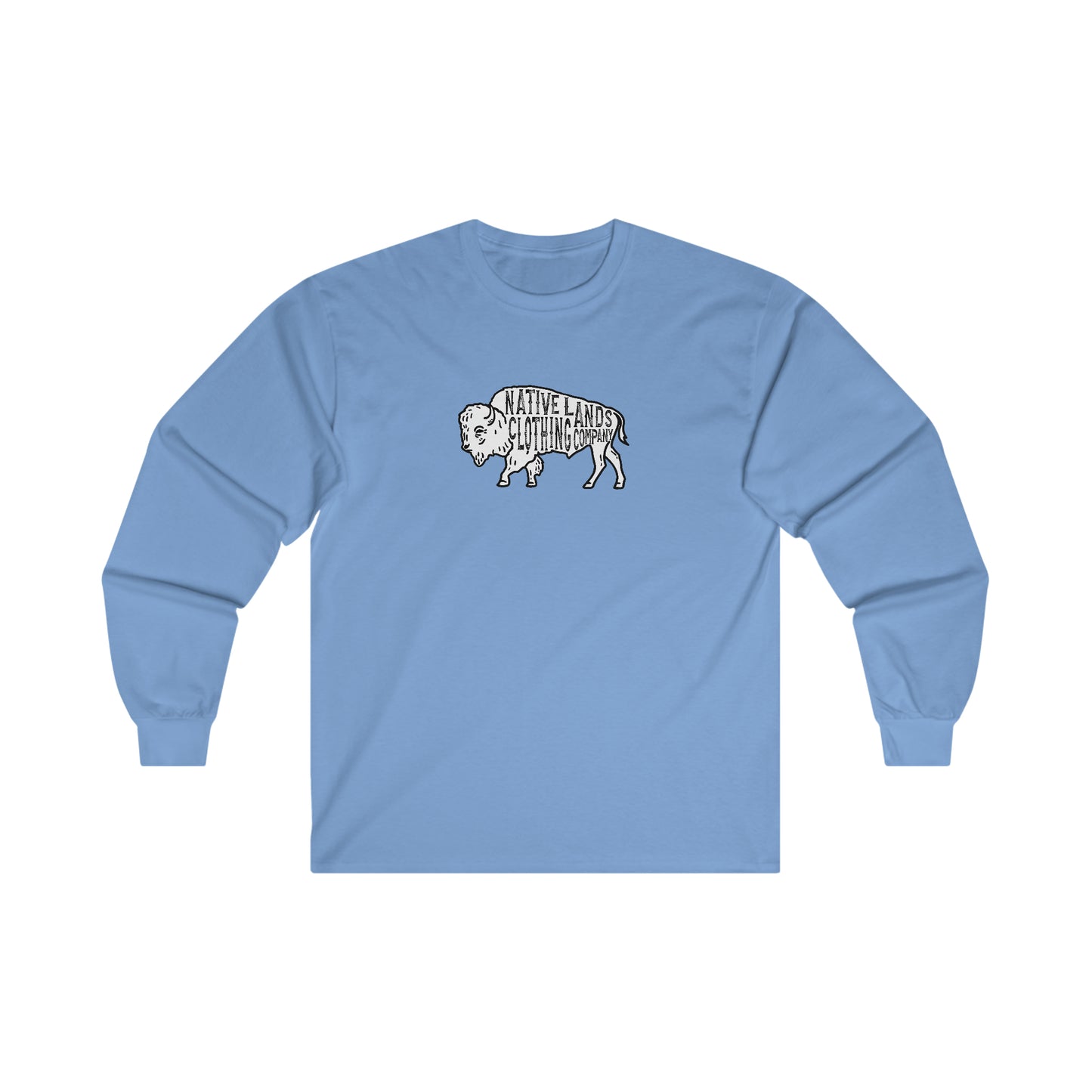 Bison Long Sleeve Shirt Cotton First Nations, Canadian Aboriginal, Indigenous, Native American