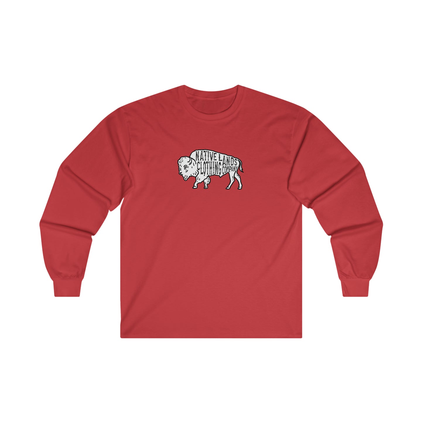 Bison Long Sleeve Shirt Cotton First Nations, Canadian Aboriginal, Indigenous, Native American