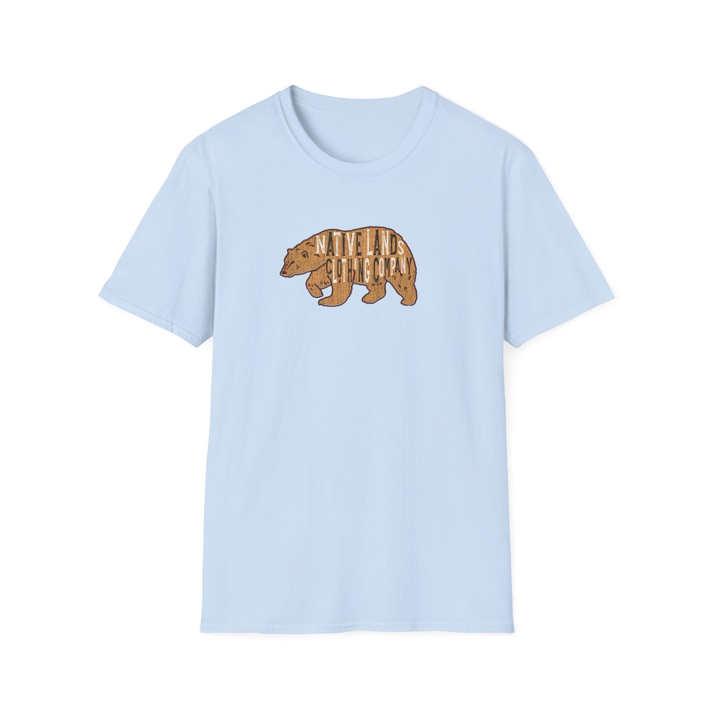 Brown Bear Shirt Cotton - First Nations, Canadian Aboriginal, Indigenous, Native American