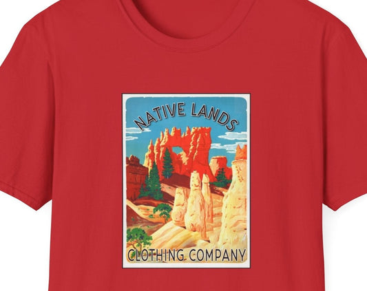 Desert Retro Shirt Cotton - First Nations, Canadian Aboriginal, Indigenous, Native American