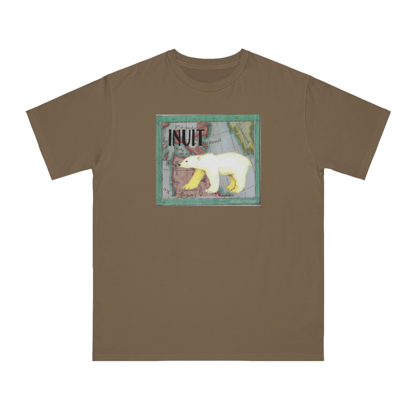 Bio-Inuit-Stamm-Shirt, Eisbär-Baumwolle, Indianer