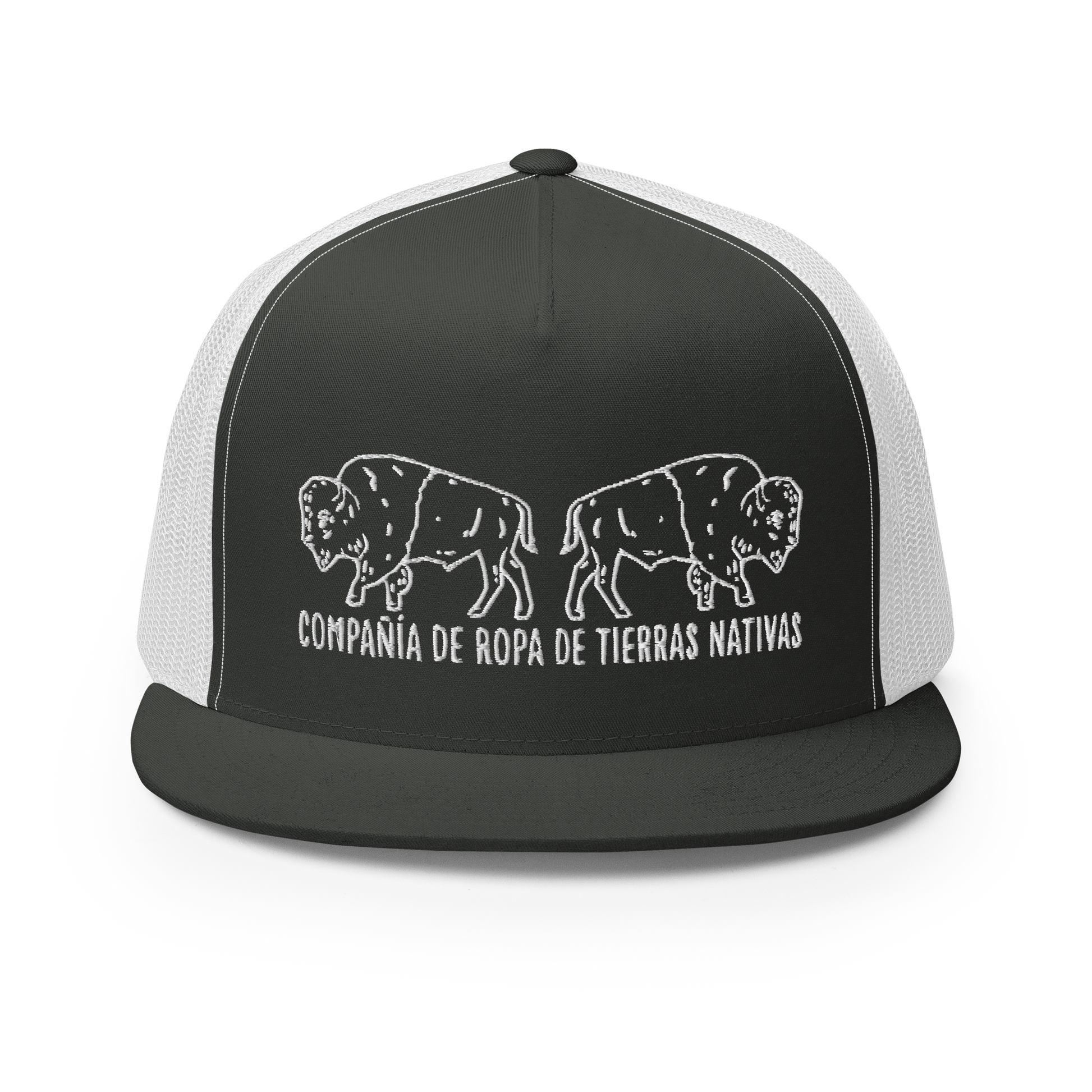 Bison Snapback Hat ESPANOL Embroidered Native American Native Lands Clothing Company