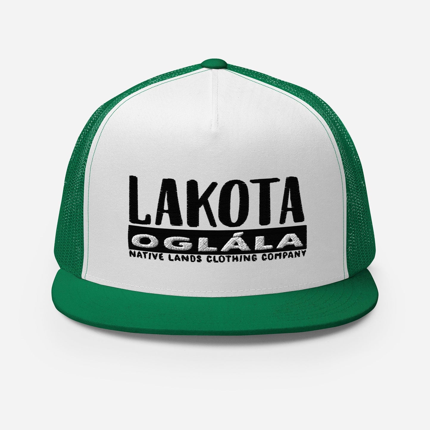 Lakota Oglala Trucker Hat Embroidered Native American Native Lands Clothing Company