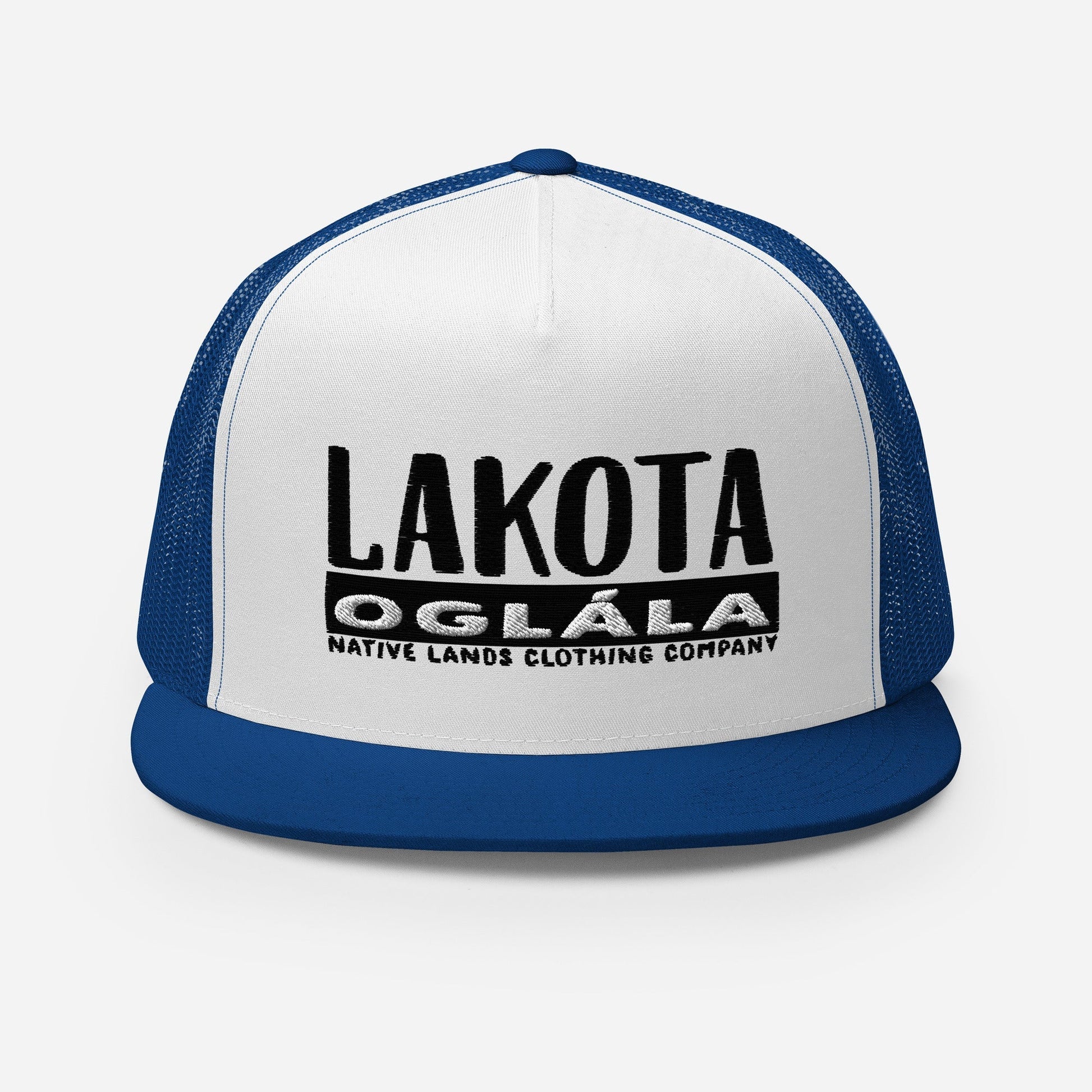 Lakota Oglala Trucker Hat Embroidered Native American Native Lands Clothing Company