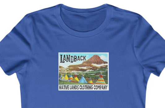 Camisa Landback Mujer Algodón Nativo Americano