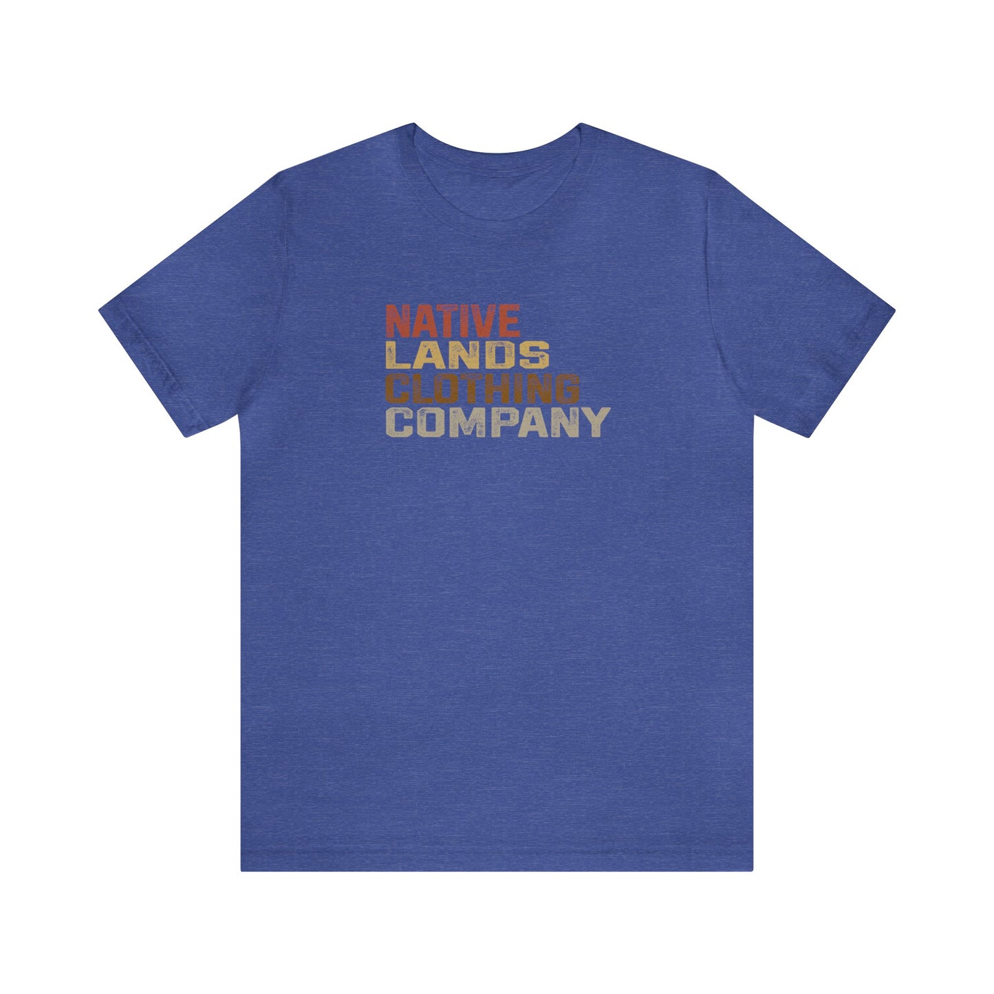 Native Lands Clothing Company Camisa Terra Algodão Nativo Americano