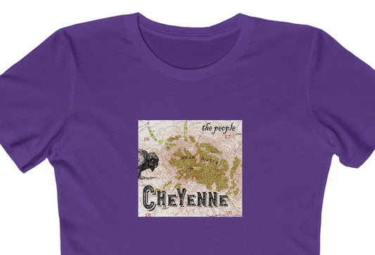 Naisten Cheyenne Tribe -paita puuvillasta intiaani