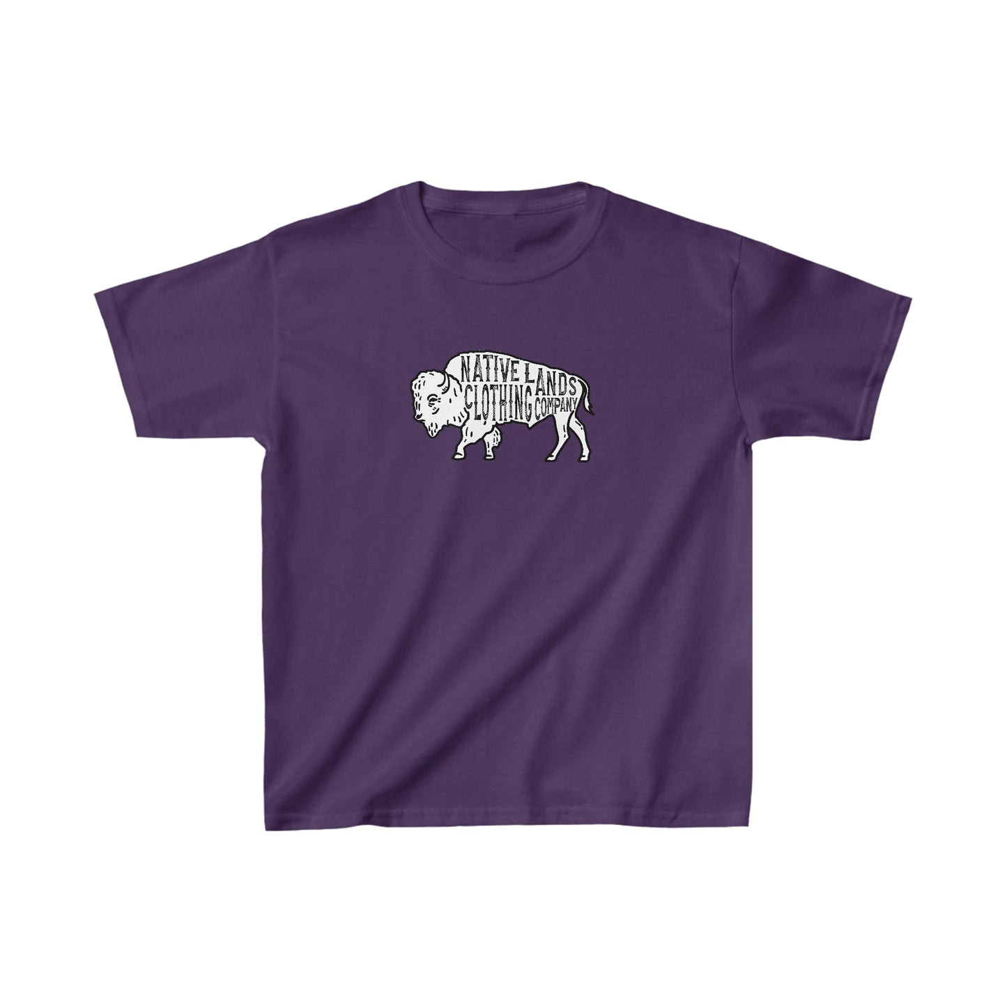 Youth Bison Shirt Cotton Native American
