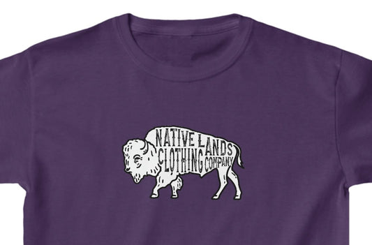 Camicia da bisonte giovanile in cotone nativo americano