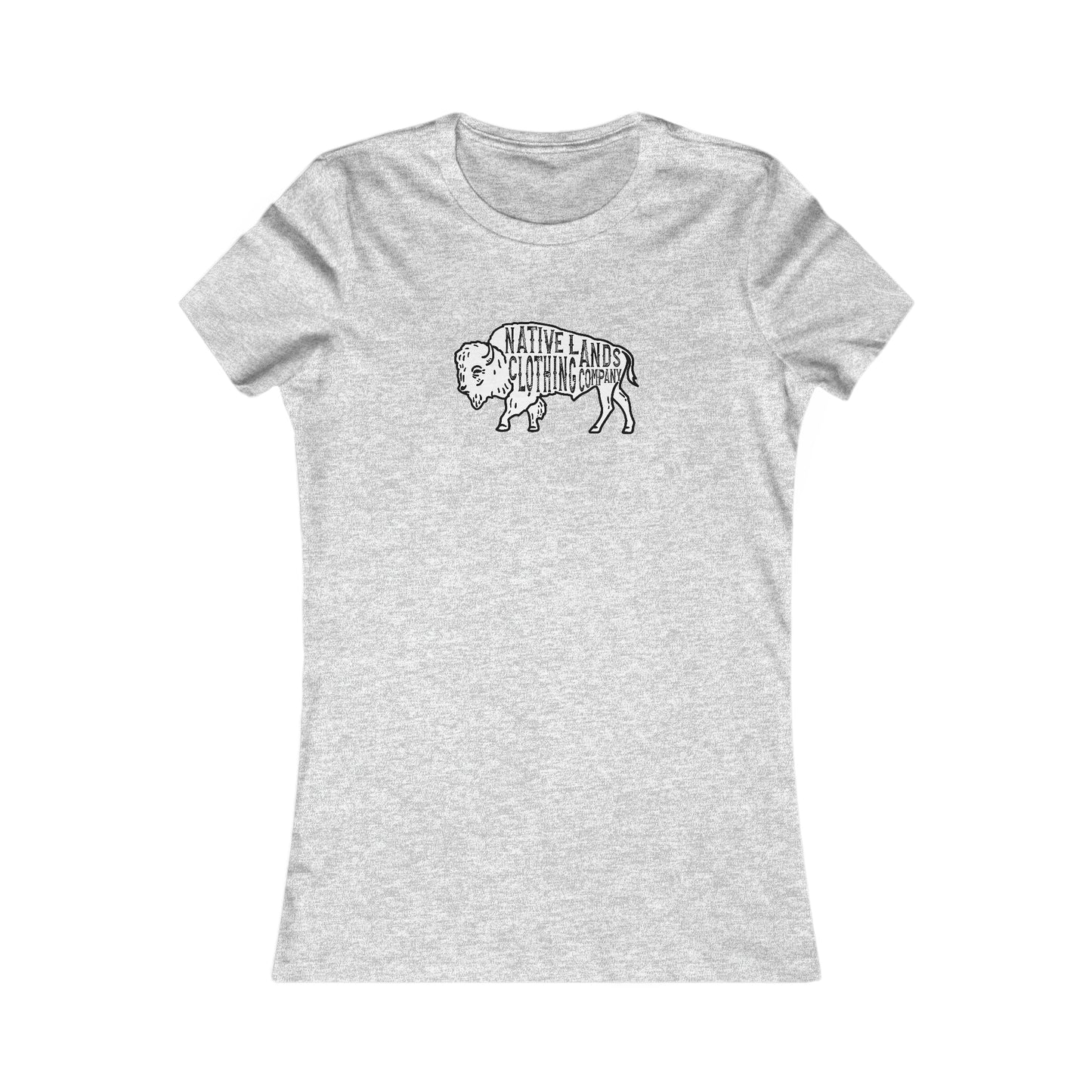 Womens Bison Shirt Cotton  - First Nations, Canadian Aboriginal, Indigenous, Native American