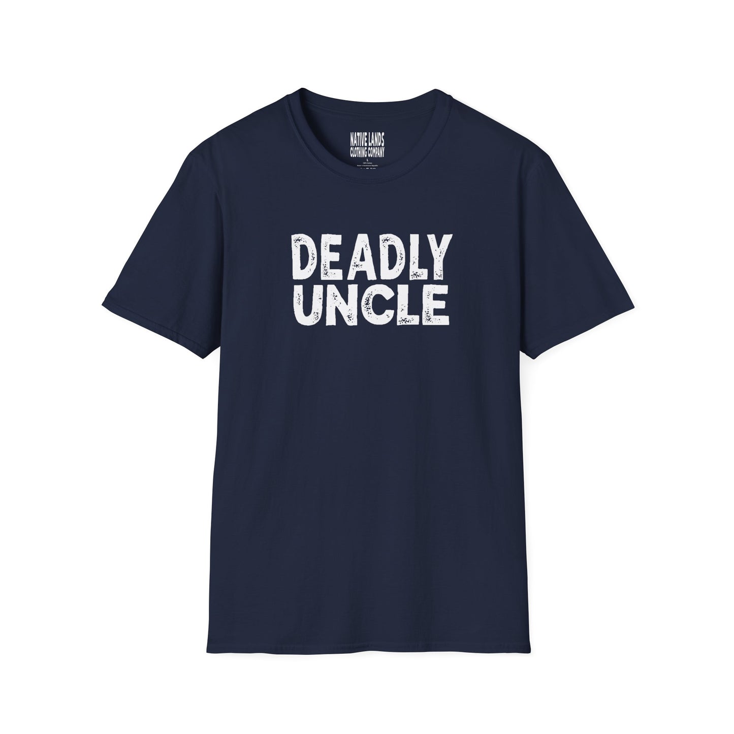 Deadly Uncle Shirt Katoen Native American - Grunge