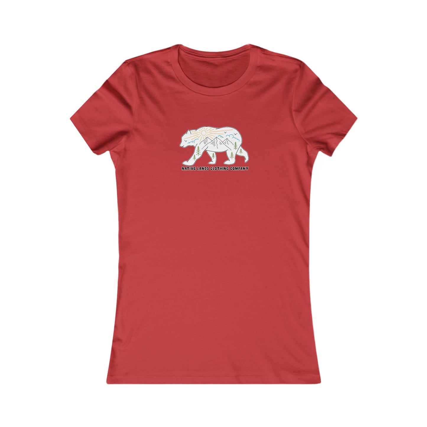 Womens Bear Shirt Cotton First Nations Canadian Aboriginal Indigenous Native American