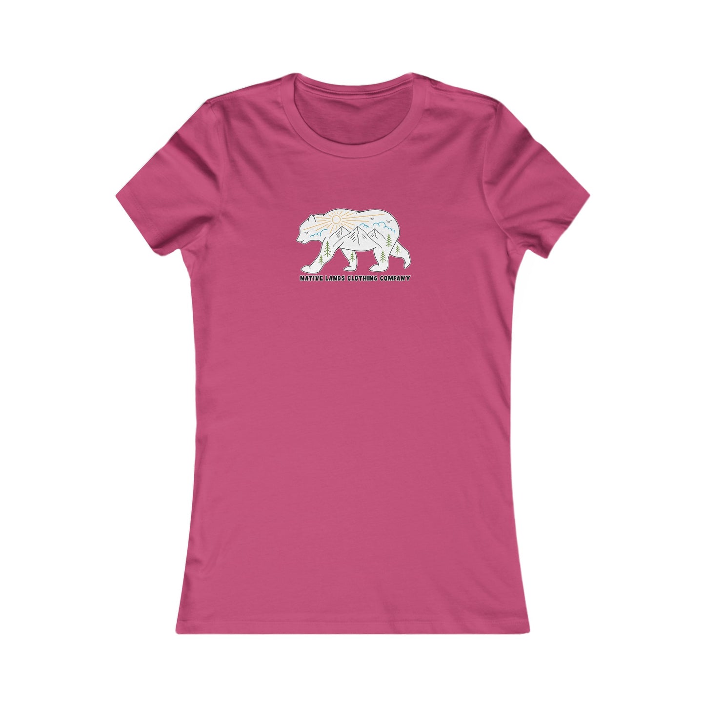 Camicia da donna con orso in cotone delle prime nazioni aborigene canadesi indigene native americane