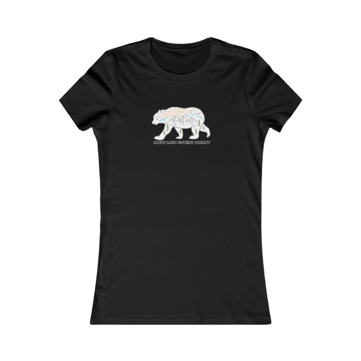 Womens Bear Shirt Cotton First Nations Canadian Aboriginal Indigenous Native American