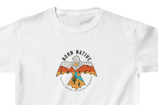 Молодежная рубашка Thunderbird из хлопка коренных американцев