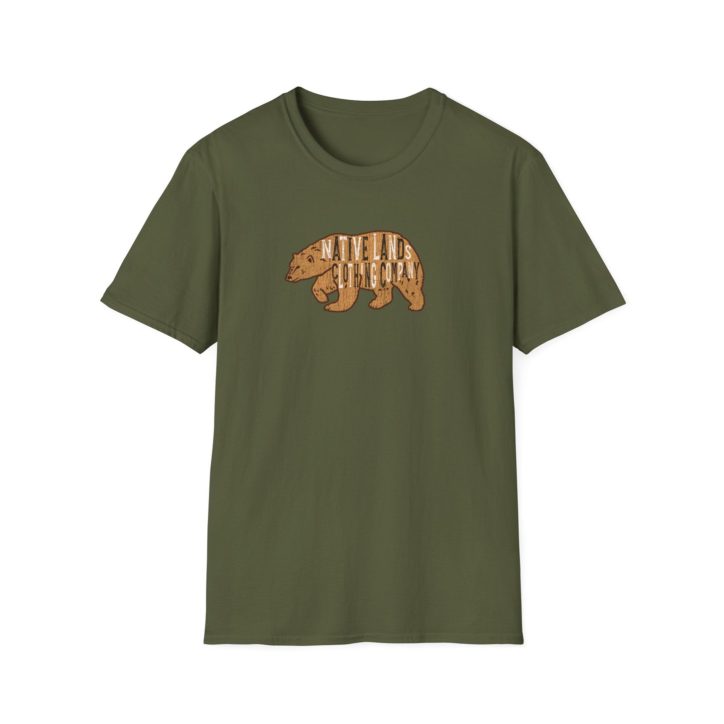 Camisa de oso pardo de algodón - Primeras Naciones, Aborígenes canadienses, Indígenas, Nativos americanos