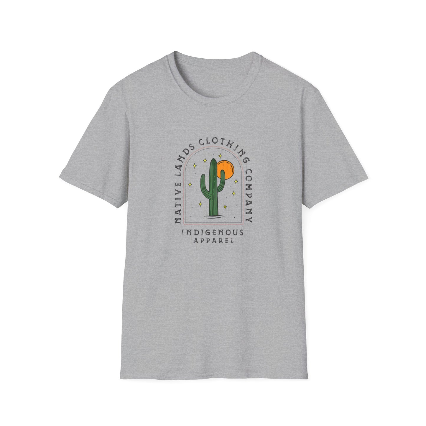 Cactus Sun Shirt Cotton - First Nations, Canadian Aboriginal, Indigenous, Native American