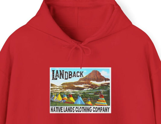 Bluza z kapturem Landback Indianin