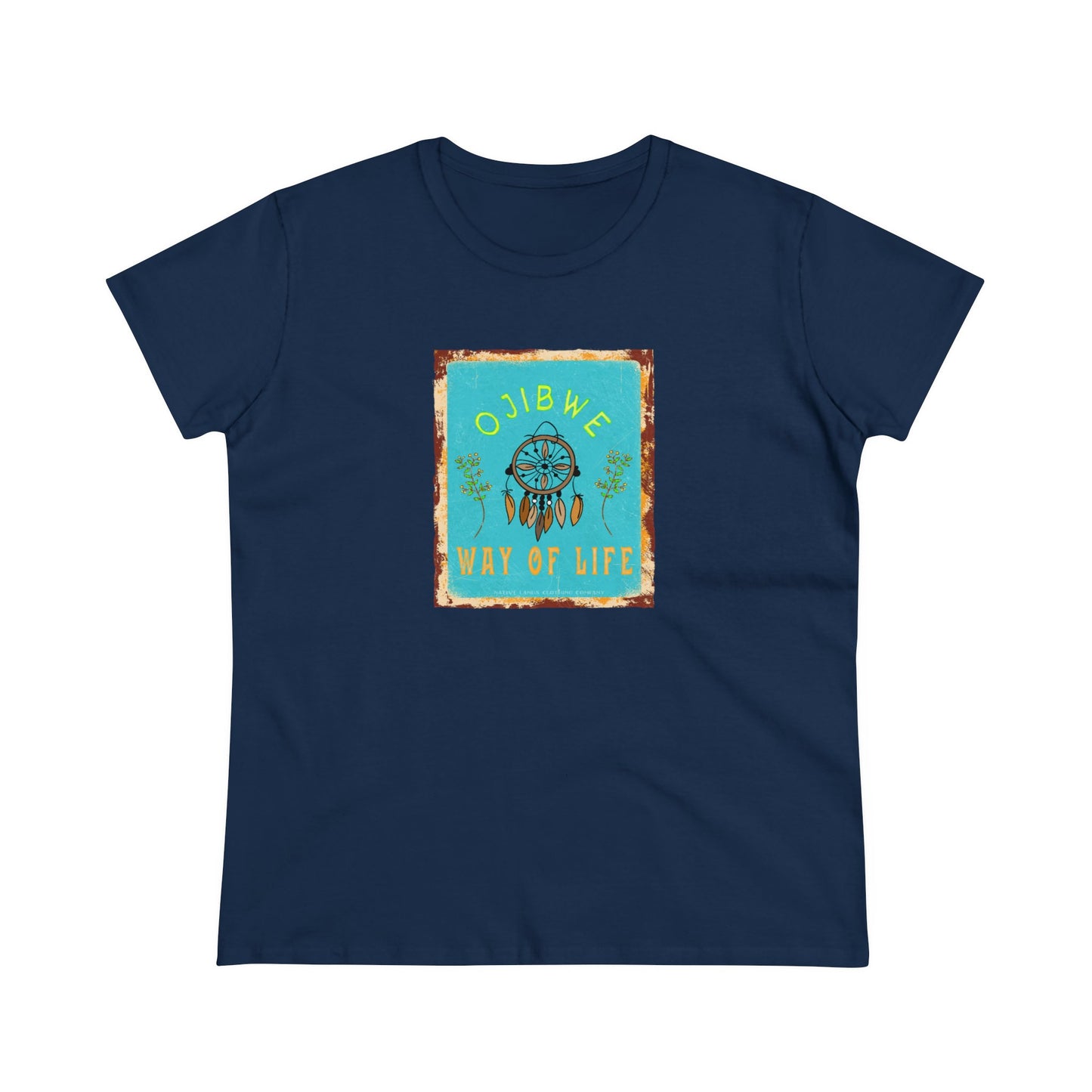 Damen Ojibwe Tribe Shirt Baumwolle – First Nations, kanadische Aborigines, Indigene, Indianer