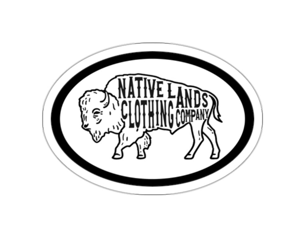 Bison Sticker Die-Cut Vinyl Native American