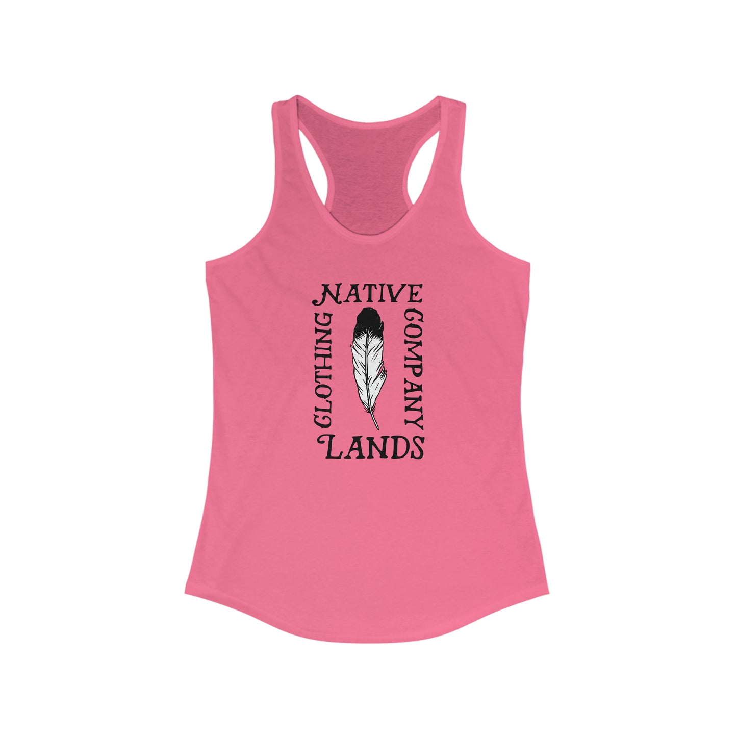 Womens Tank Top Feather Native American
