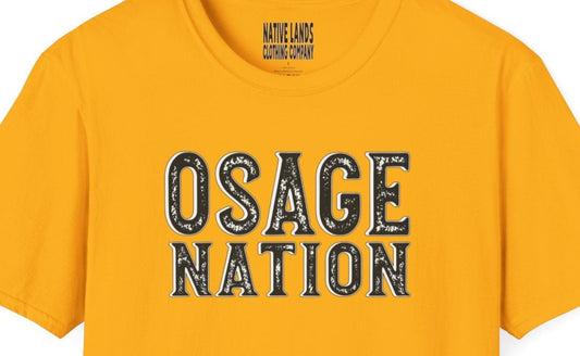 Osage Nation Camisa Algodón Nativo Americano