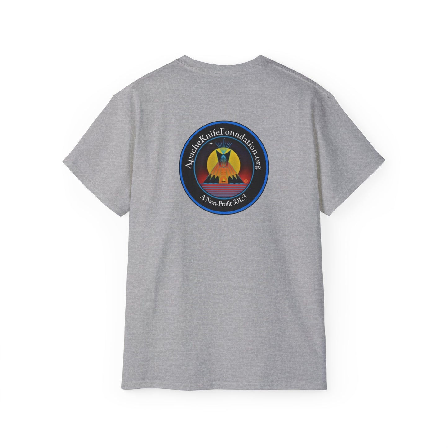 Camisa Apache Knife Foundation, organização sem fins lucrativos, nativa americana (pedido especial)
