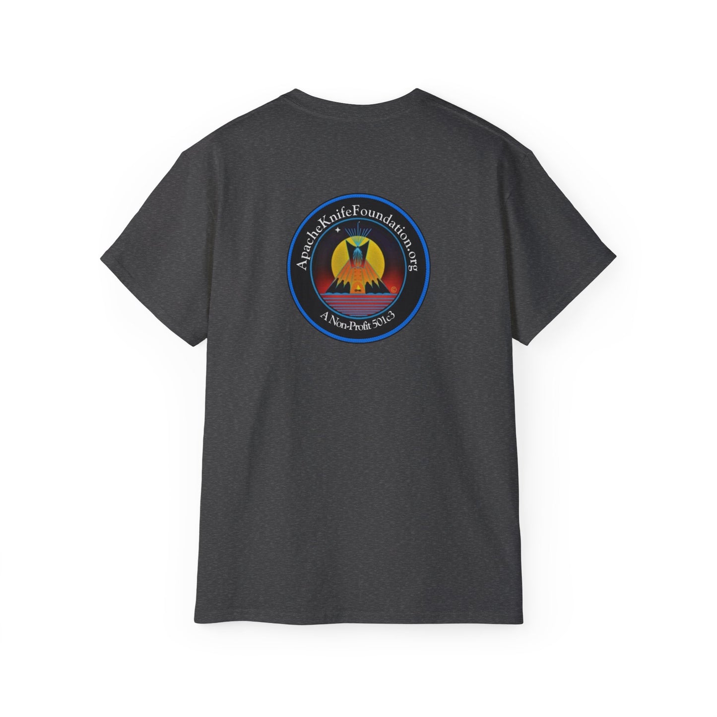 Camisa Apache Knife Foundation Nativo americano sin fines de lucro (pedido especial)